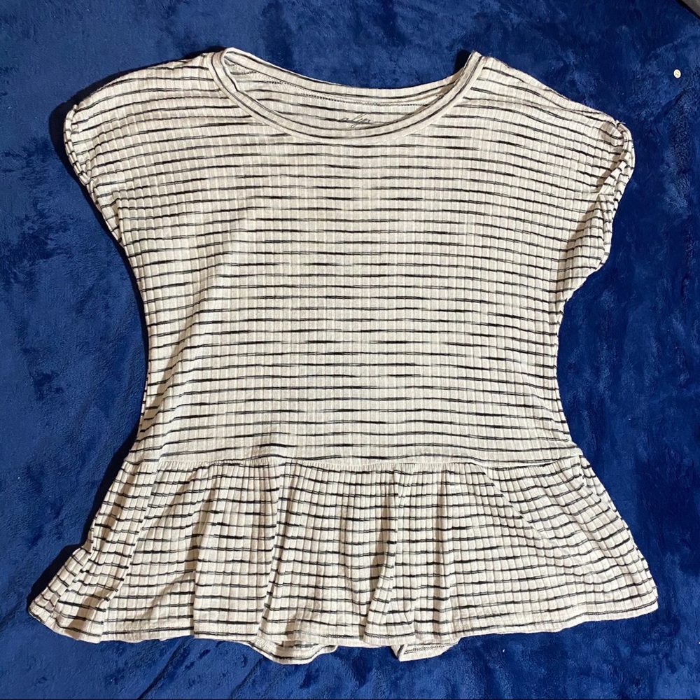 Boxy Peplum Tee